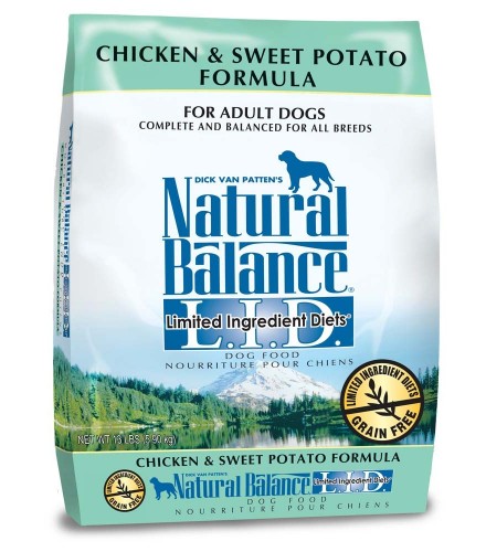 Natural Balance LID Chicken & Sweet Potato Formula Dry Dog Food 13lbs